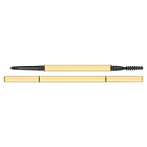 Kosmetischer Augenbrauenstift, Doppelköpfig, Langlebig, Wischfest, Make-up, Augenbrauenstift, Schlafzimmer (Helle Kaffeefarbe) von Domary