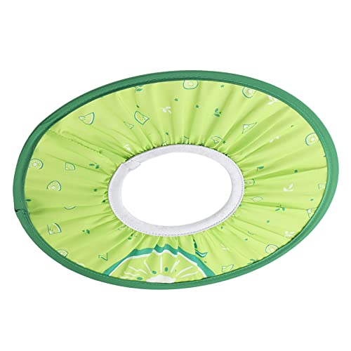 Wasserdichte Baby-Shampoo-Kappe aus Stoff, Elastische -Dusche-Badeschutz-Mütze (Grün) von Domary
