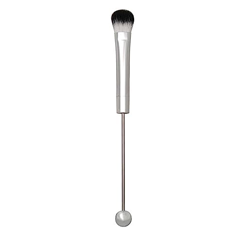 Augen-Make-up-Pinsel zum Selbermachen, Perlen-Kosmetikpinsel, Metallgriff, Make-up-Werkzeuge, abnehmbare Perlen, Lidschatten-Pinsel für Frauen, Legierung Griff Pinsel von Domasvmd