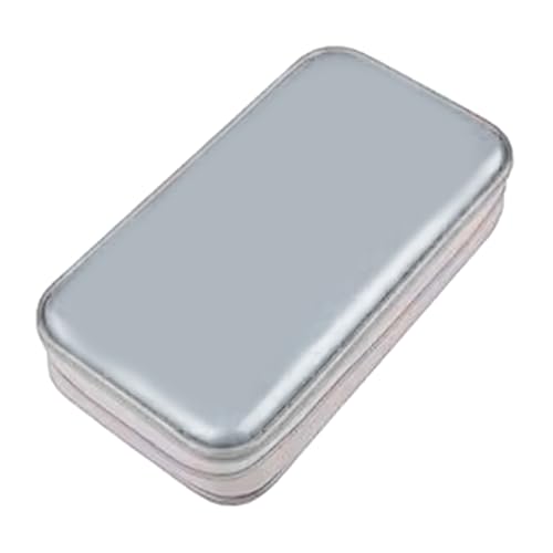 Domasvmd Große CDs Hülle mit 80 Kapazität Disc Storage Case Tragbare Organizer Box CDs Tasche Disc Pack Album Box CDs Sleeve, silber Domasvmd Große CDs Hülle mit 80 Kapazität Disc Storage Case Tragbare Organizer Box CDs Tasche Disc Pack Album Box CDs Sleeve, silber von Domasvmd