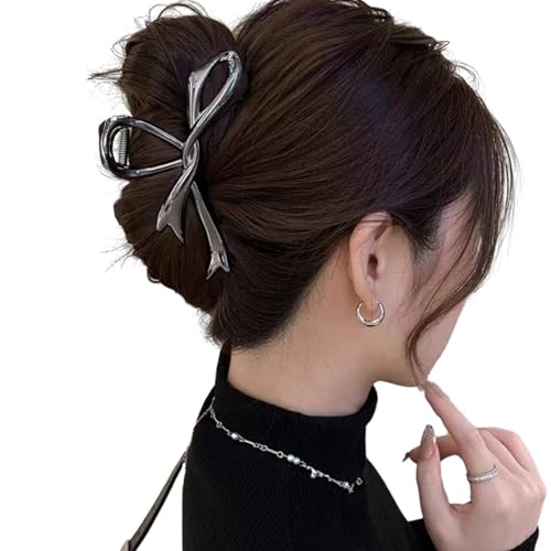 Exquisite Haarspange aus Metall, modische und elegante Haarklammer, stilvolles Winter-Accessoire für Damen, einzigartiges Haarschmuck von Domasvmd