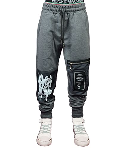 DombayDenim | Jungen Jogginghose Baumwolle | Jogginghose | Jogging | Cargo Tasche | Größe 158 anthrazit | 2303 von DombayDenim