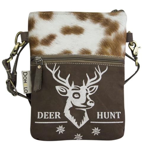 Domelo klein Trachtentasche. Canvas Umhängetasche. Damen Oktoberfest Tasche. Dirndltasche. Canvas Crossbody Bag. Schultertasche als Wiesn Accessoires von Domelo