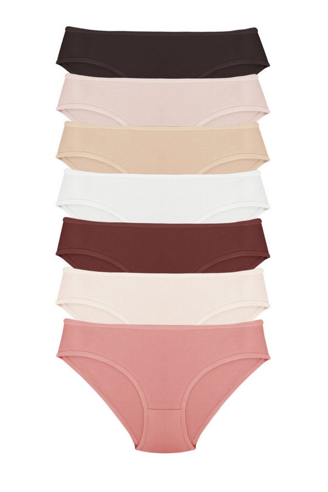 Dominant Bikinislip Damenunterwäsche (Packung, 7-St) aus elastischer Baumwolle bequem atmungsaktiv von Dominant