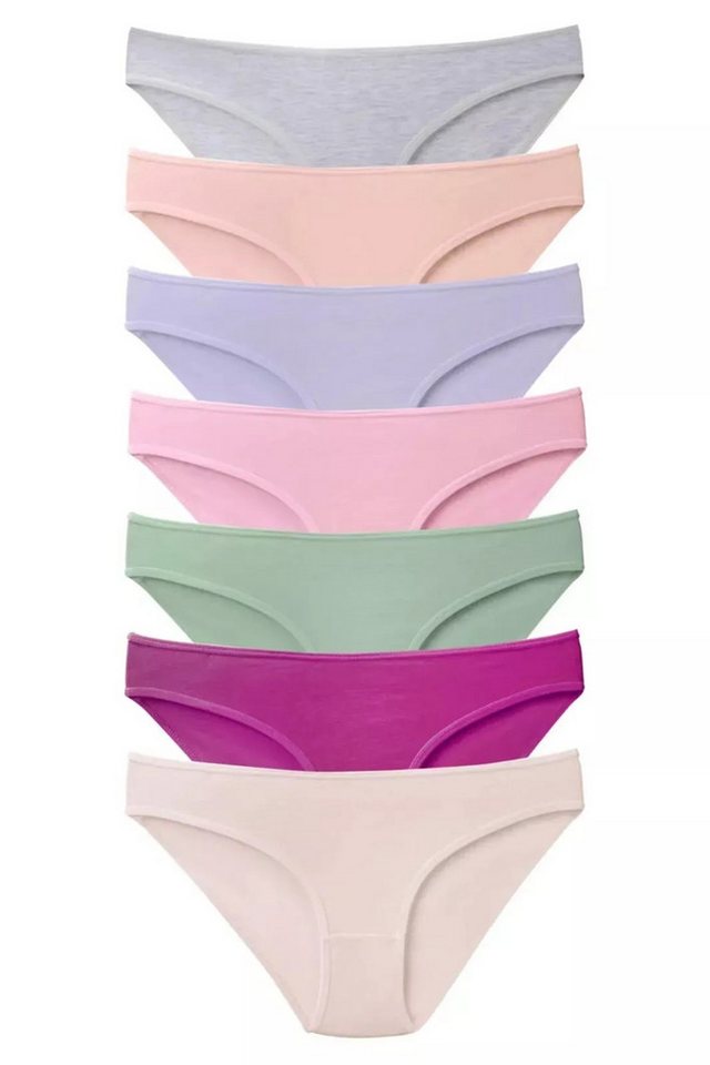 Dominant Bikinislip Damenunterwäsche (Packung, 7-St) aus elastischer Baumwolle bequem atmungsaktiv von Dominant