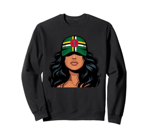 Dominikanische Mädchen Dominica Flagge Stolze Dominikanische Frauen Sweatshirt Dominikanische Mädchen Dominica Flagge Stolze Dominikanische Frauen Sweatshirt von Dominica for Girls and Women Dominican Outfit