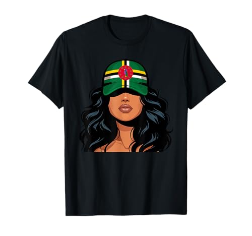 Dominikanische Mädchen Dominica Flagge Stolze Dominikanische Frauen T-Shirt Dominikanische Mädchen Dominica Flagge Stolze Dominikanische Frauen T-Shirt von Dominica for Girls and Women Dominican Outfit