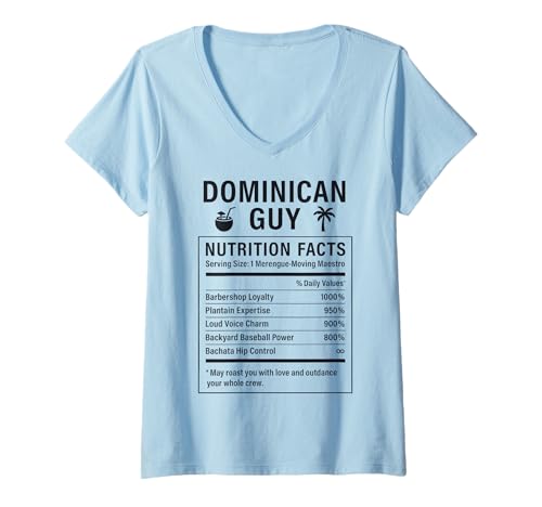 Damen Dominican Guy Stolzer Männer und Jungen Dominikaner T-Shirt mit V-Ausschnitt Damen Dominican Guy Stolzer Männer und Jungen Dominikaner T-Shirt mit V-Ausschnitt von Dominican Culture Gifts for Dominican Boys Men
