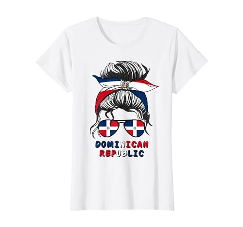 Dominikanische Republik Mädchen Domrep Flagge Mädchen Frauen T-Shirt von Dominican Republic Girls
