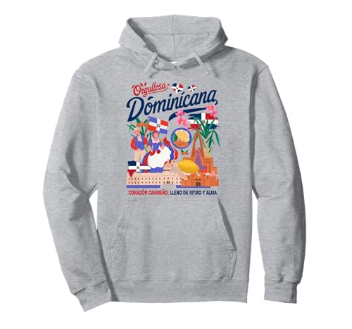 Dominikanische Republik Flagge Kostüm Idee für Frauen Dominicana Pullover Hoodie von Dominican Republic Hispanic Heritage Girls Ideas