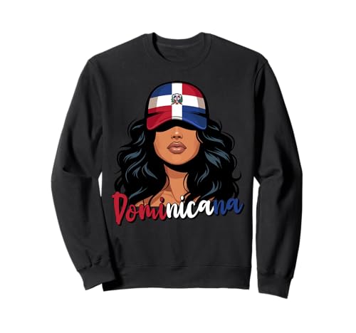 Dominikanische Mädchen Dominikanische Republik Flagge Stolz Dominicana Sweatshirt von Dominican Republic for Girls and Women Dominican