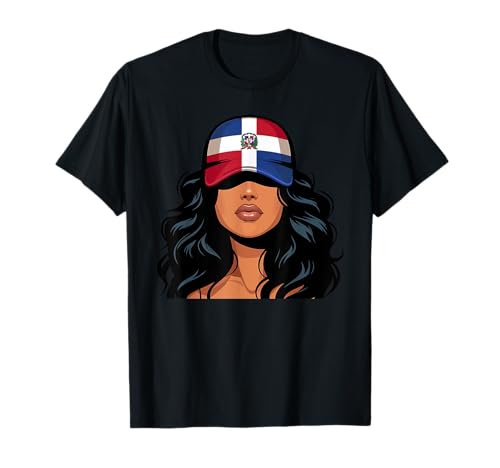 Dominikanische Mädchen Dominikanische Republik Flagge Stolz Dominicana T-Shirt Dominikanische Mädchen Dominikanische Republik Flagge Stolz Dominicana T-Shirt von Dominican Republic for Girls and Women Dominican