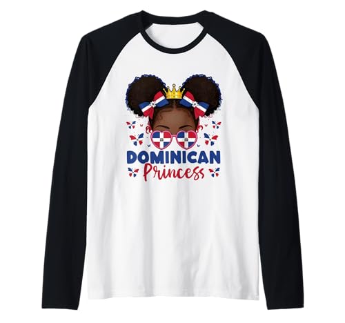Dominikanische Prinzessin Flagge Dominicana für Mädchen Frauen Raglan Dominikanische Prinzessin Flagge Dominicana für Mädchen Frauen Raglan von Dominican Republic for Girls and Women Dominican
