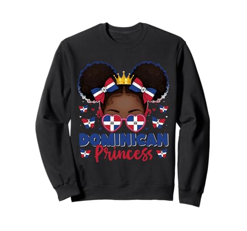 Dominikanische Prinzessin Flagge Dominicana für Mädchen Frauen Sweatshirt Dominikanische Prinzessin Flagge Dominicana für Mädchen Frauen Sweatshirt von Dominican Republic for Girls and Women Dominican