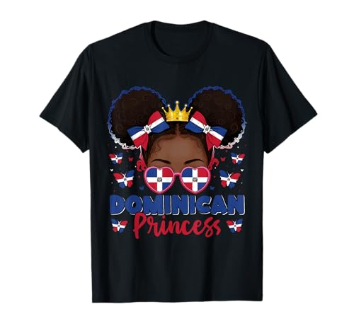 Dominikanische Prinzessin Flagge Dominicana für Mädchen Frauen T-Shirt Dominikanische Prinzessin Flagge Dominicana für Mädchen Frauen T-Shirt von Dominican Republic for Girls and Women Dominican