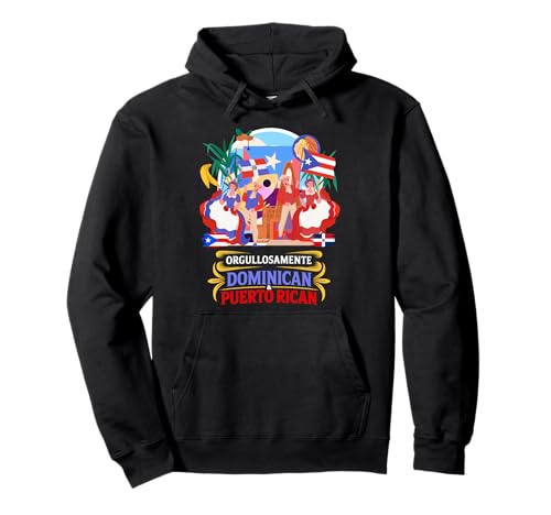 Dominikanische und puertoricanische Idee für Kinder, hispanisches Erbe Pullover Hoodie von Dominicana Puertorriqueña Hispanic Ideas For Women