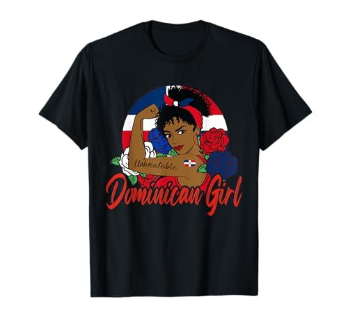 Dominicana Girl Dominicanan Mujer Republik Dominicana Flagge T-Shirt von Dominicanan Girl Latina