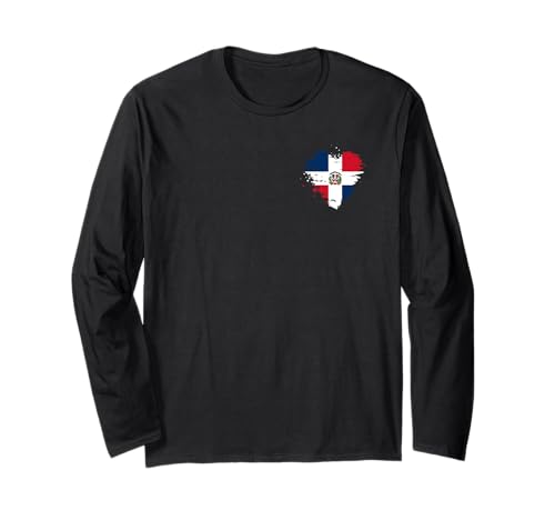Dominikanische Republik Flagge Dominikaner Familienwurzeln Herren Damen Langarmshirt Dominikanische Republik Flagge Dominikaner Familienwurzeln Herren Damen Langarmshirt von Dominicans Flag & Roots Family Apparels