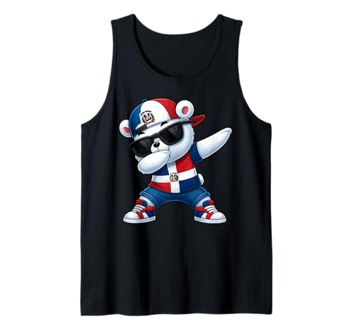 Dominikanischer Bär Patriotisch Dabbing Jungen Kinder 2025 Tank Top Dominikanischer Bär Patriotisch Dabbing Jungen Kinder 2025 Tank Top von Dominikanischer Bär Kinder DR Stolz Patriotisch