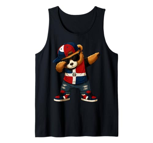 Dominikanischer Bär Patriotisch Dabbing Jungen Kinder 2025 Tank Top Dominikanischer Bär Patriotisch Dabbing Jungen Kinder 2025 Tank Top von Dominikanischer Bär Kinder DR Stolz Patriotisch
