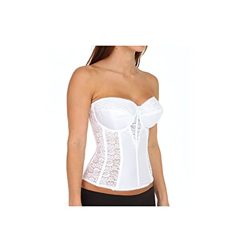 Dominique Braut-BH Bustier Torsolette 8949 Gr. 110A, weiß von Dominique