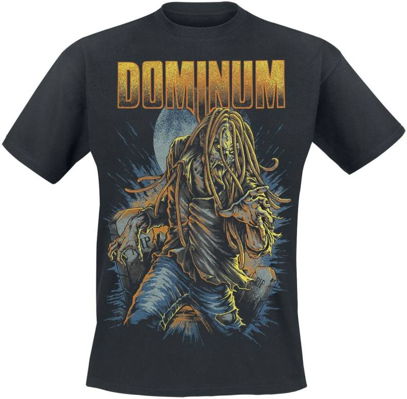 Dominum Zombie Tommy T-Shirt schwarz in XXL von Dominum