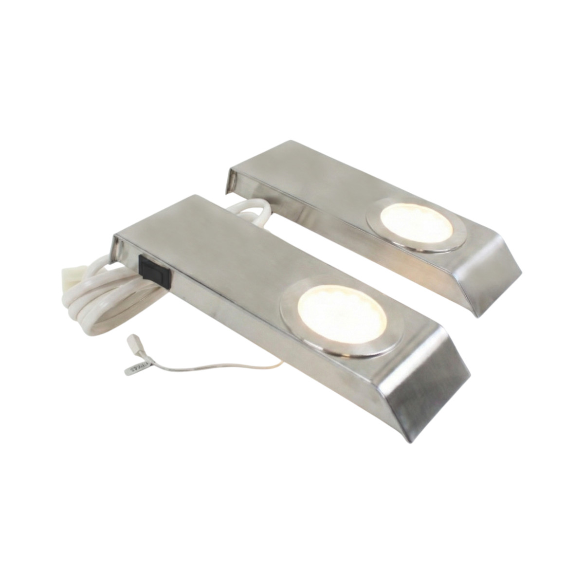 Domus Line 2er Set MAYA LED-Unterbauleuchten Schaltsystem Trafo Edelstahl von Domus Line