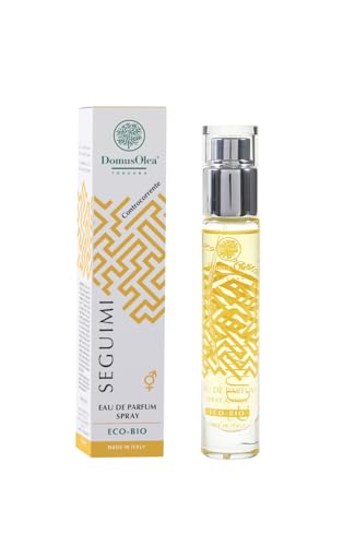 SEGUIMI CONTROCORRENTE – Eau de Parfum Spray – würziger holziger Blumenduft mit Bergamotte, schwarzer Orchidee, schwarzem Pfeffer und Patchouly – mit antioxidativen Wirkstoffen – 15 ml – ECO-BIO von Domus Olea Toscana