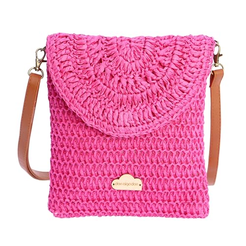 Don Algodon - Strohtaschen damen - korbtaschen damen – korbtasche – basttasche - handtasche geflochten - sommertaschen damen - tasche aus bast – Evora von DON ALGODON
