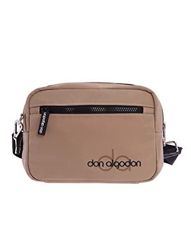 DON ALGODON Damen Zaira Shoulder Bag Damen Umh ngetaschen, Beige, 22 x 8 16 cm EU von DON ALGODON