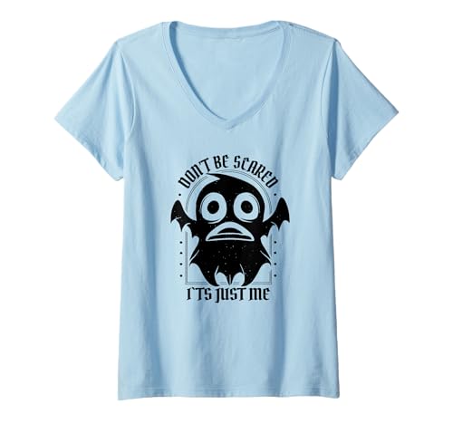 Damen Halloween Lustig - Hab keine Angst, es bin nur ich T-Shirt mit V-Ausschnitt Damen Halloween Lustig - Hab keine Angst, es bin nur ich T-Shirt mit V-Ausschnitt von Don't Be Scared It's Just Me