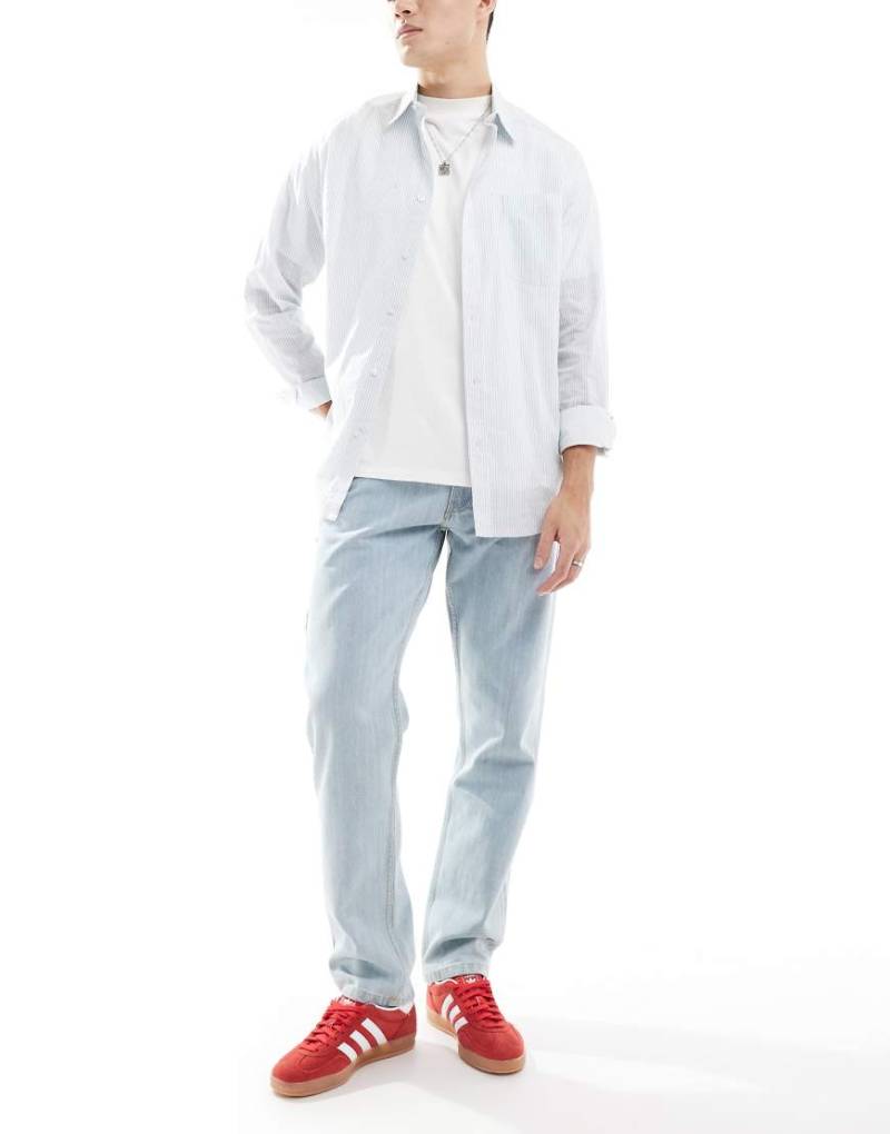 DTT - Feste Jeans mit geradem Schnitt in Hellblau von Don't Think Twice