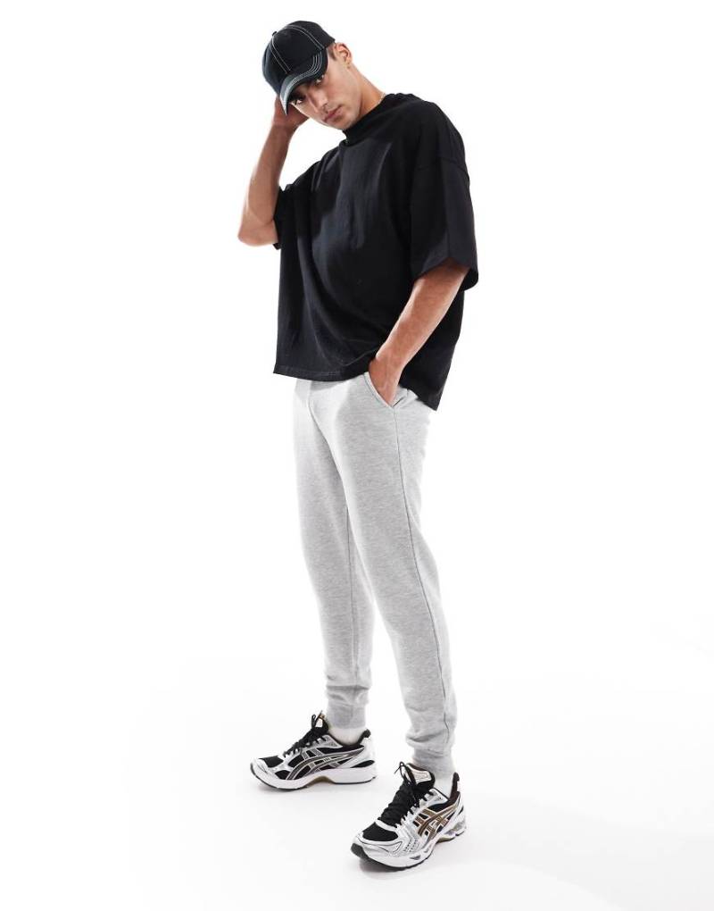 DTT - Jogginghose in meliertem Hellgrau von Don't Think Twice