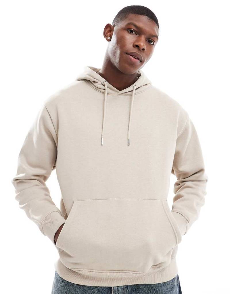 DTT - Kapuzenpullover in Stein-Neutral von Don't Think Twice