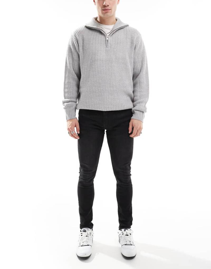 DTT - Stretch-Jeans mit engem Schnitt in Schwarz von Don't Think Twice