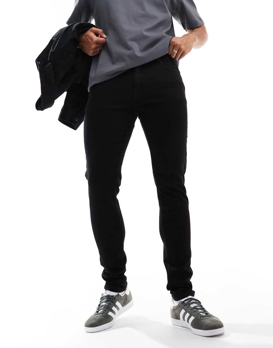 DTT - Stretch-Jeans mit sehr engem Schnitt in Schwarz von Don't Think Twice
