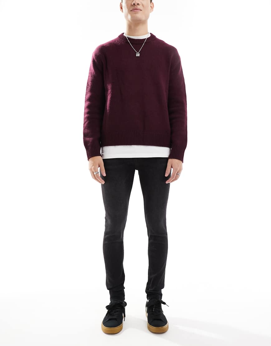 DTT - Stretch-Jeans mit sehr engem Schnitt in verwaschenem Schwarz DTT - Stretch-Jeans mit sehr engem Schnitt in verwaschenem Schwarz von Don't Think Twice