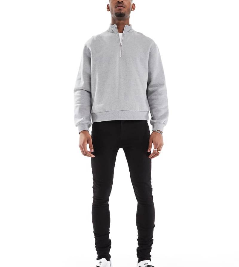 DTT Tall - Stretch-Jeans mit sehr engem Schnitt in Schwarz von Don't Think Twice