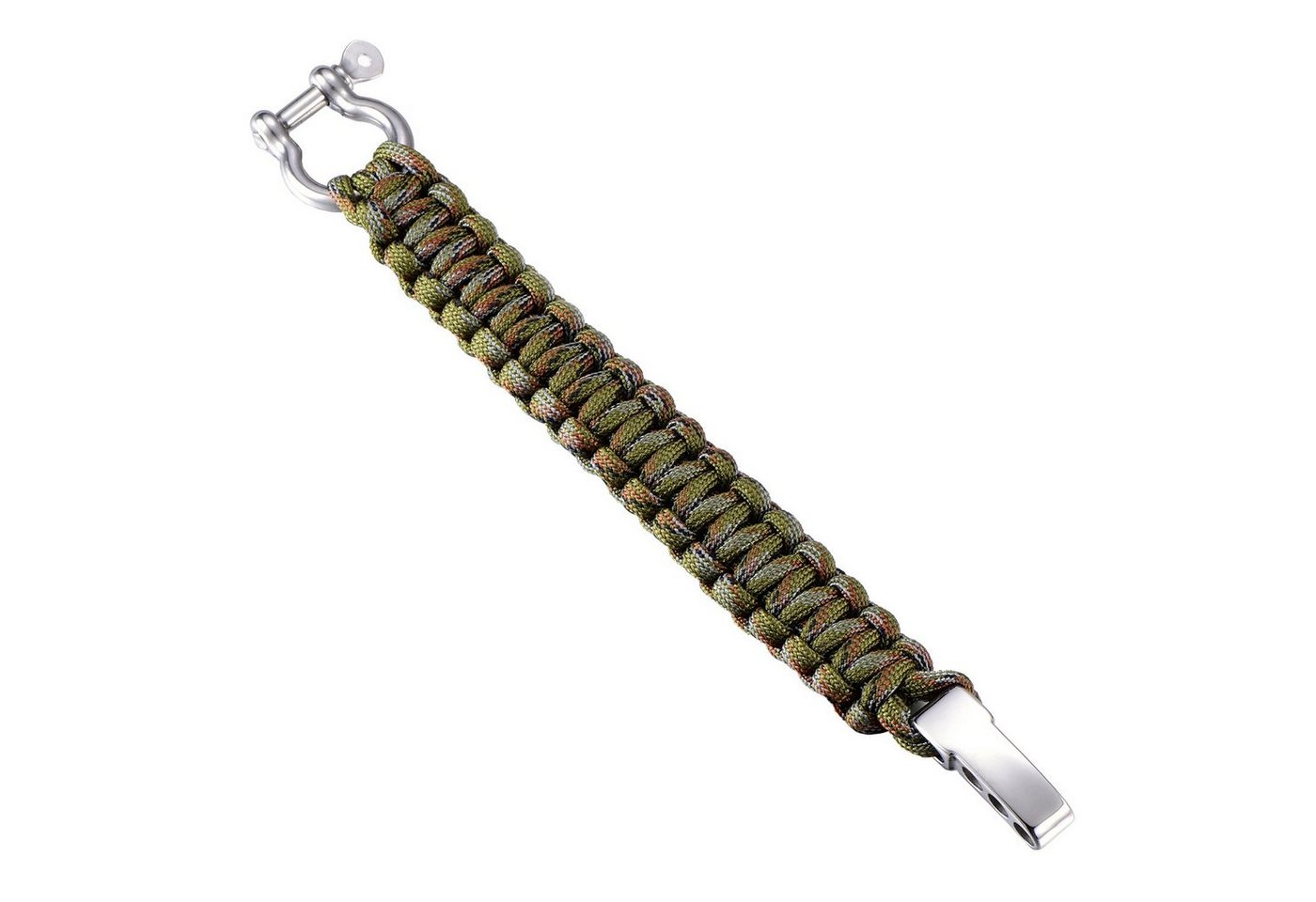 DonDon Armband DonDon Herren Survivalarmband Paracord Outdoor Armband geflochten (Packung, 1-tlg), Herren-Survivalarmband, Paracord, Outdoor-Armband von DonDon
