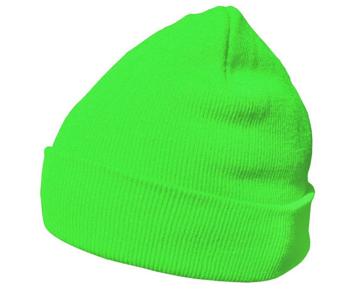 DonDon Beanie Mütze Beanie (Packung, 1-St) Wintermütze, klassisches Design, mit Krempe von DonDon
