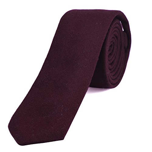 DonDon Herren Krawatte 6 cm Baumwolle lila DonDon Herren Krawatte 6 cm Baumwolle lila von DonDon