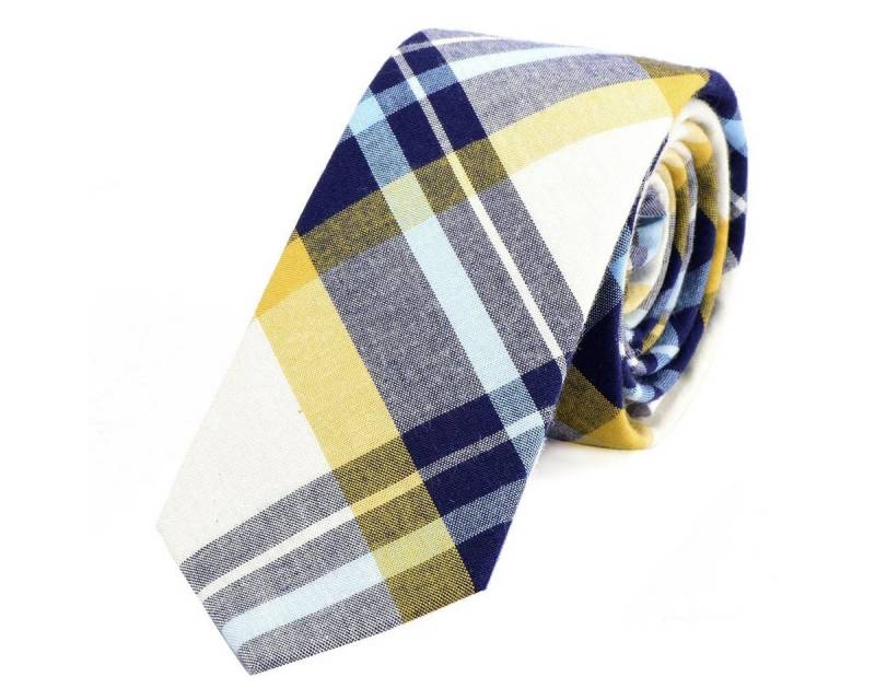 DonDon Krawatte Herren Krawatte 6 cm mit Karos oder Streifen (Packung, 1-St) Veranstaltungen von DonDon