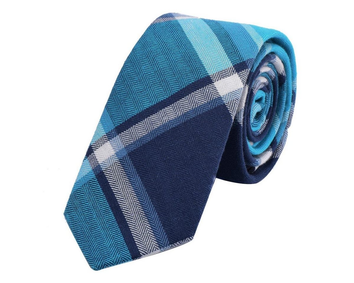 DonDon Krawatte Herren Krawatte 6 cm mit Karos oder Streifen (Packung, 1-St) Veranstaltungen von DonDon