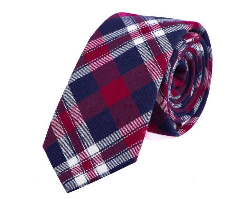 DonDon Krawatte Herren Krawatte 6 cm mit Karos oder Streifen (Packung, 1-St) Veranstaltungen von DonDon