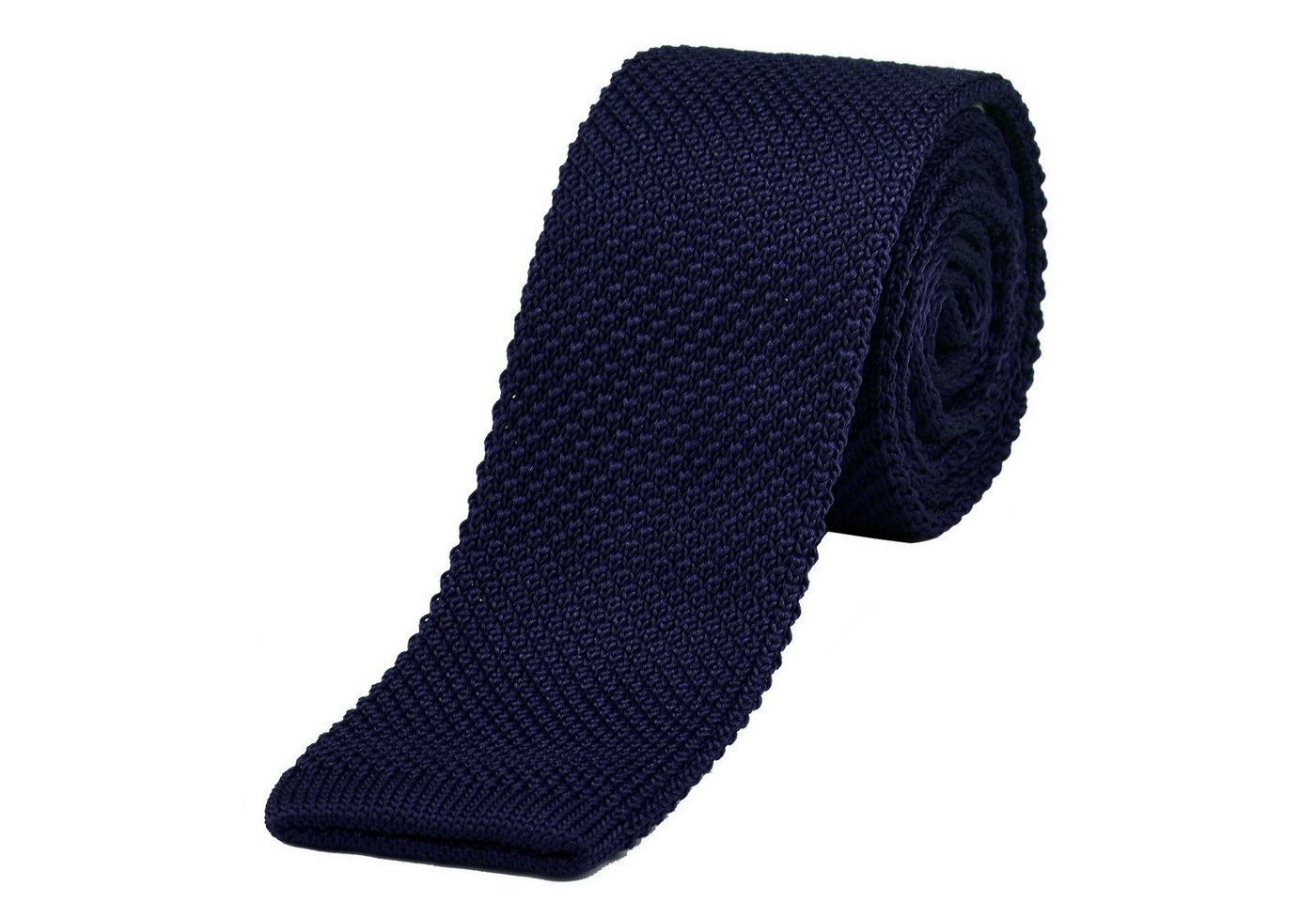 DonDon Krawatte schmale Krawatte 5 cm Wollkrawatte (Packung, 1-St) Strickkrawatte, Retro-Look, für Büro oder festliche Veranstaltungen von DonDon