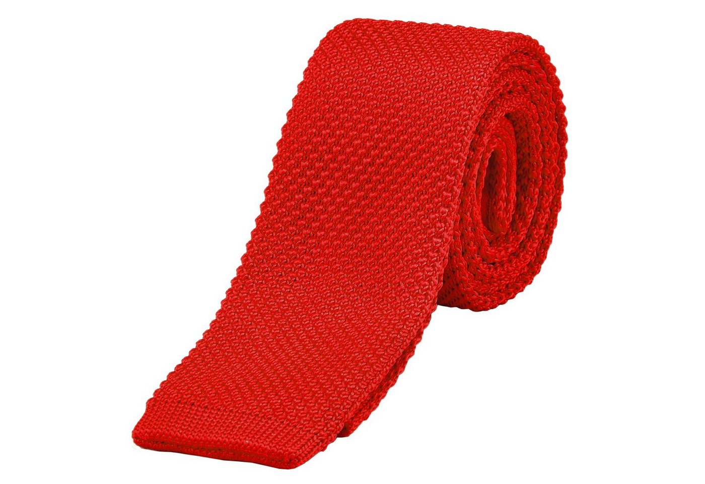 DonDon Krawatte schmale Krawatte 5 cm Wollkrawatte (Packung, 1-St) Strickkrawatte, Retro-Look, für Büro oder festliche Veranstaltungen von DonDon