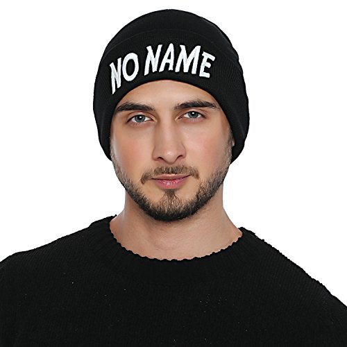 DonDon Mütze Herren Beanie Statement Wintermütze NO Name von DonDon