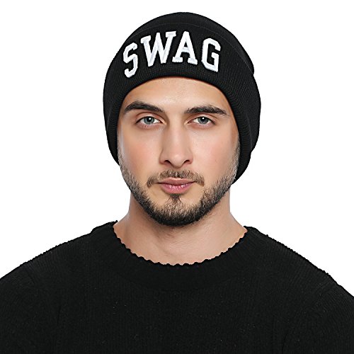 DonDon Mütze Herren Beanie Statement Wintermütze Swag DonDon Mütze Herren Beanie Statement Wintermütze Swag von DonDon