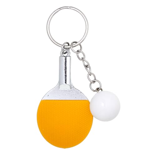 DonJordi Anhänger Tischtennis - Ideal als Schlüsselanhänger oder an die Sporttasche (Orange) von DonJordi