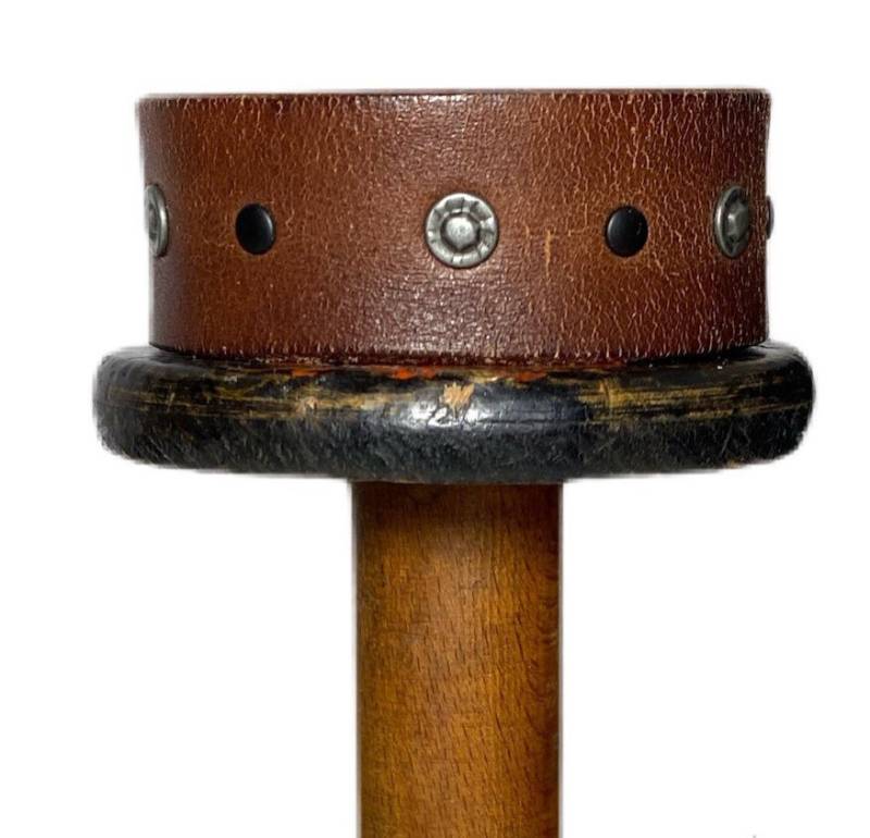 Zweckentfremdetes Braunes Lederarmband, Ledermanschettenarmband von DonaLynsLeather